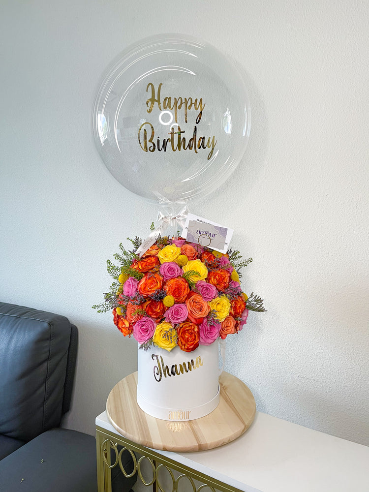 Flowers and Ballons